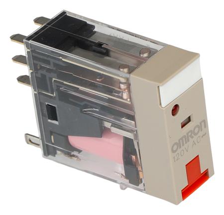 G2R-2-SNI-120VAC--S- Omron, 120V ac Coil Non-Latching Relay DPDT, 5A Switching Current Plug In, G2R-2-SNI 120VAC (S)