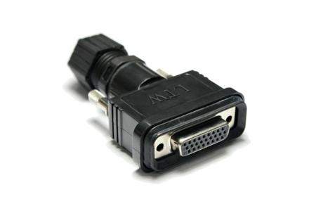 HDB-26BFFA-SL7001 Amphenol Industrial HDB 26 Way Threaded Mount D-sub Connector Socket, with Screw Thread