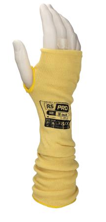 LN641-18 RS PRO Yellow Reusable Kevlar Protective Sleeve, 18in Length
