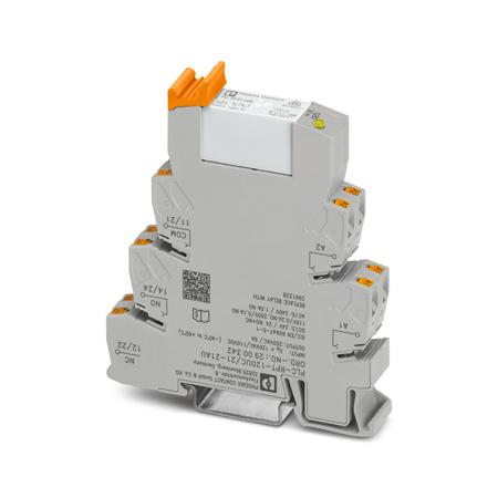 2900342 Phoenix Contact PLC-RPT-120UC/21-21AU Series Interface Relay, DIN Rail Mount, 120V ac/dc Coil