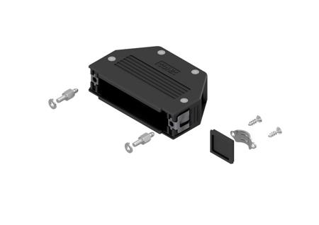 16-003290E Amphenol Industrial 16-0032 Cable Mount D-sub Connector, with Snap locks