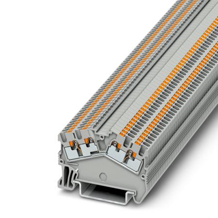 3214615 Phoenix Contact  PTS 1.5/S-QUATTRO Series Grey, 0.14 → 1.5mm², Push In Termination, ATEX, IECEx