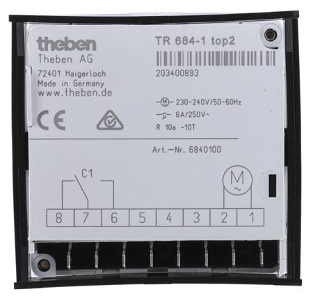 TR684---1-top-2 Theben Digital Time Switch 230 → 240 V ac, 1-Channel