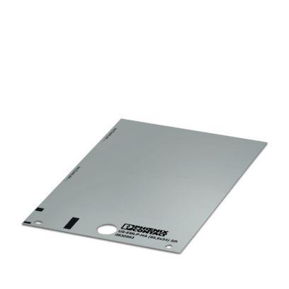 0830993 Phoenix Contact US-EML Silver on Silver Cable Labels, 54 mm Length, 85.6 mm Width, 53.7mm Label Length, 84.9mm Label