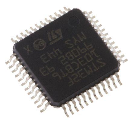 STM32L051C8T6 STMicroelectronics , 32 bit ARM Cortex M0+, STM32L051C8 Microcontroller, 32 MHz, 64kB FLASH, 48-Pin LQFP