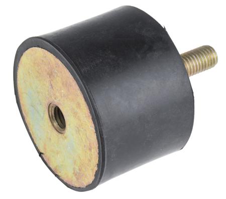 171-2611 RS PRO M12 Anti Vibration Mount, Male to Female Bobbin with 313.06kg Compression Load