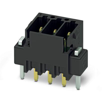 1844879 Phoenix Contact DMCV 0 Series Straight Wave Soldering Mount PCB Header, 4 Contact(s), 2.54 mm Pitch, 2 Row, Shrouded