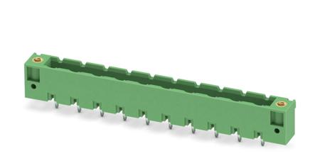 1829235 Phoenix Contact, 7.62mm Pitch, GMSTBV 2.5/10-GF-7.62, 10 Way, , Pluggable Terminal Block, Header, Through Hole, Solder