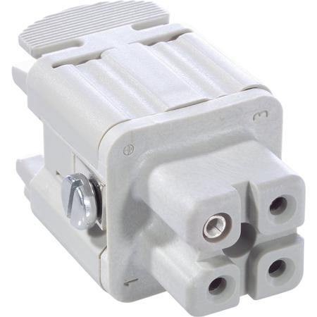 10421000-19429200 Lapp Insert, 3 Way, 10A, Female, H-A 3, 600 V