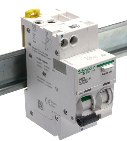 A9DE3606 RCBO - 1P, 6 kA Breaking Capacity, 30mA Trip Sensitivity, A9 Series