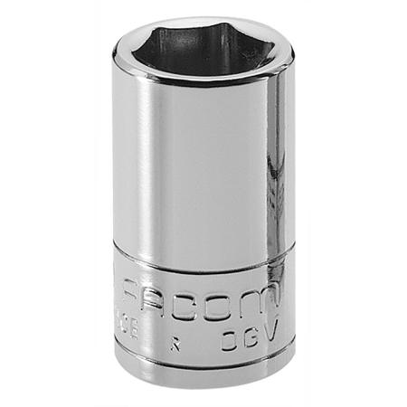 R-7-16 Facom 7/16in Socket With 1/4 in Drive , Length 22 mm