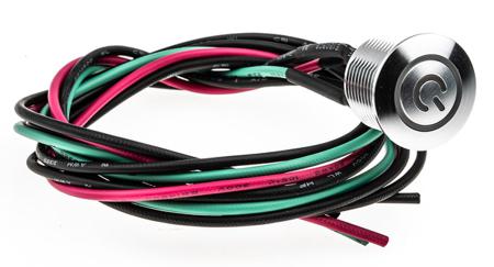 175-9382 Power Logo + Yellow LED + 500m Wire