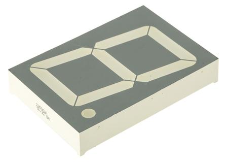 SA23-12SRWA  Kingbright 7-Segment LED Display, CA Red 190 mcd RH DP 57mm