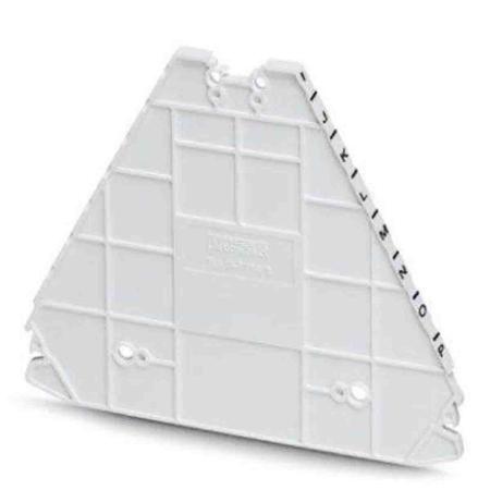 3270217 Phoenix Contact, D-PTRV 8 WH End Cover for Terminal Block