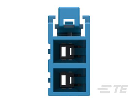 2371224-3 TE Connectivity Compact Power Connector Free Hanging (In Line) Plug, 2, Crimp Termination, 10A, 300 V AC