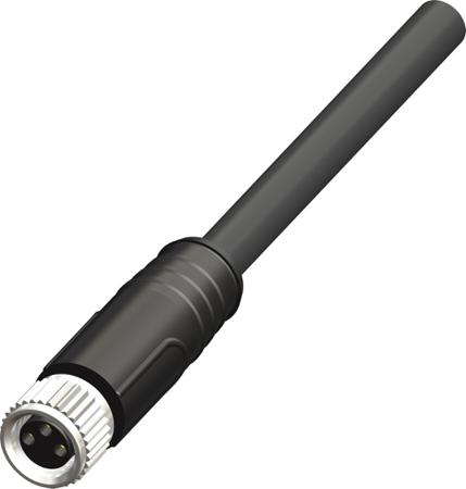 283-4859 RS PRO Straight Female 3 way M8 to Actuator/Sensor Cable, 5m