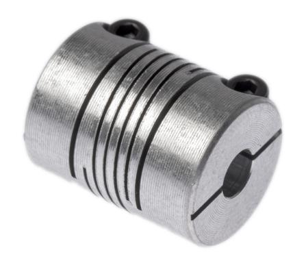 725.16.2020 Huco Beam Coupling, 16mm Outside Diameter, 5mm Bore, 20.3mm Length Coupler