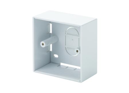 3L32-10 TUK Limited 3L32 White Acrylonitrile Butadiene Styrene Back Box, Surface Mount Mount, 1 Gangs 85.5 mm 85.5mm 32 mm