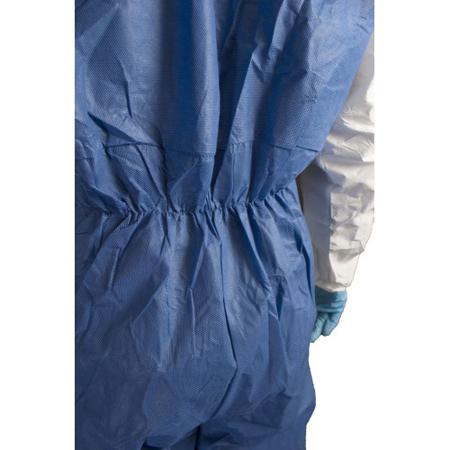 2510-400-004 Chemsplash White Disposable Coverall, S