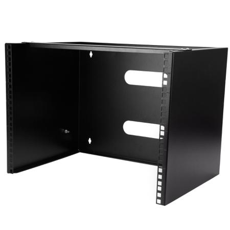 WALLMOUNT8 StarTech.com Black 8U Steel Server Rack , with 2-Post Frame