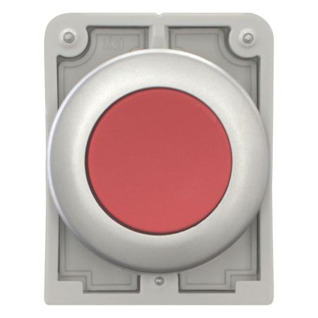 182918-M30C-FD-R Eaton Flush Red Push Button - Momentary, M30 Series, 30mm Cutout, Round