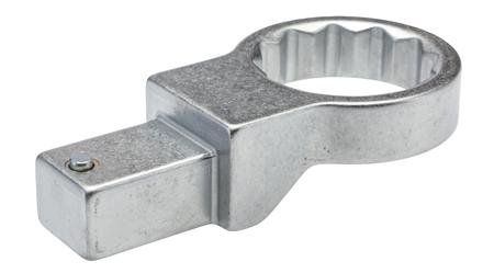 58221046 STAHLWILLE 732/100 Series Round Insertion Ring Spanner, 65 mm, 22 x 28mm Insert, Chrome Plated Finish