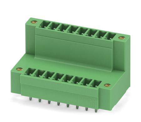 1830318 Phoenix Contact, 3.81mm Pitch, MCDV 1.5/ 8-GF-3.81, 8 Way, Pluggable Terminal Block, Header, Solder Termination,