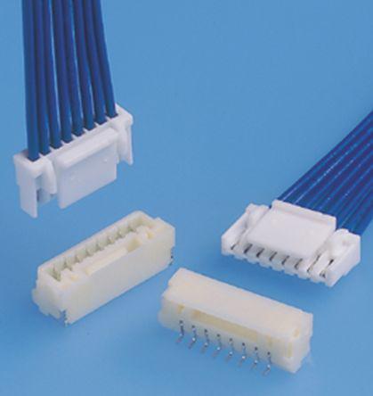BM07B-GHS-TBT--LF--SN- JST GH BM07B, 1.25mm Pitch, 7 Way, 1 Row PCB Header, Surface Mount
