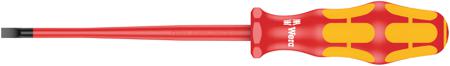 05006442001 Wera Slotted Insulated Screwdriver, 5.5 mm Tip, 125 mm Blade, VDE/1000V, 223 mm Overall