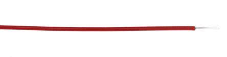 3051/1 RD005 Alpha Wire Hook-up Wire PVC Series Red 0.33 mm² Hook Up Wire, 22 AWG, 1/0.64 mm, 30m, PVC Insulation,