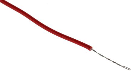 267-5875 Red 0.22 mm² Hook Up Wire, 7/0.2 mm, 500m, PVC Insulation