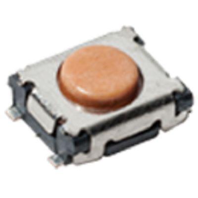 PTS830GM140SMTRLFS IP40 Silver Standard Tactile Switch, SPST 50 mA Surface Mount