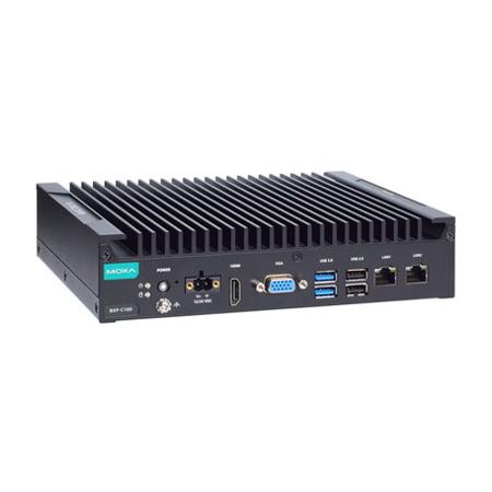 BXP-C100-C5-8C-T MOXA BXP-C100, Industrial Computer, 90W, Intel Core i5 2.6 GHz, 8 GB, 4 Windows