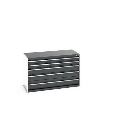 40022108-19V Bott 5 Cabinet, Steel, 800mm x 650mm x 1300mm, Grey