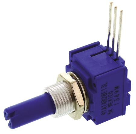91A1A-B28-E13L Bourns 91 5kΩ Rotary Potentiometer 1-Gang, Panel Mount (Through Hole),