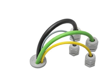 KEL-DP-50-12 Icotek KEL Series Grey Elastomer Cable Gland, M50 Thread, 11.2mm max., IP65