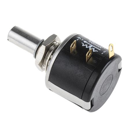 534-1-1-103 Vishay 534 Series Precision Potentiometer with a 6.34 mm Dia. Shaft 10-Turn, 10kΩ, ±5%, 2W, 20ppm/°C, Bushing Mount