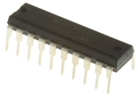 SN74HC574N Texas Instruments  Octal D Type Flip Flop IC, 3-State, 20-Pin PDIP