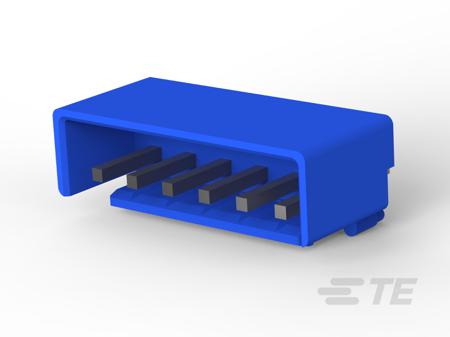1744486-6 TE Connectivity Economy Power Series Vertical Board Mount PCB Header, 6 Contact(s), 3.96mm Pitch, 1 Row(s), Shrouded