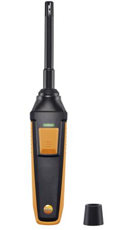 0636 9731 Testo Probe for Humidity, Temperature, +70°C Max, 100%RH Max, Battery-Powered