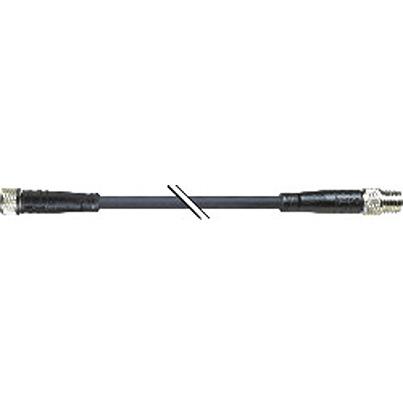 X67CA0P00-0015 B&R Straight Male 4 way M8 to Straight Female 4 way M8 Actuator/Sensor Cable, 1.5m