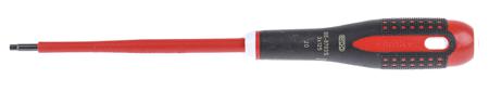 BE-8703S Bahco 125 mm Alloy Steel Insulated Screwdriver, Hexagon 3 mm Tip, Bi-material