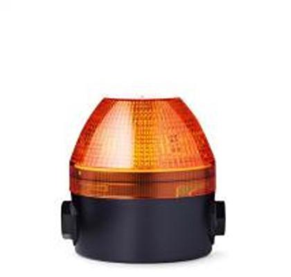 442101313 AUER Signal N Series Series Orange Strobe Beacon, 230 → 240 V, Tube Mounted, LED Bulb, IP65, IP67