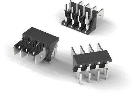 638363122004 Wurth Elektronik, WR-FAST, 4 Way, 1 Row, Right Angle PCB Header
