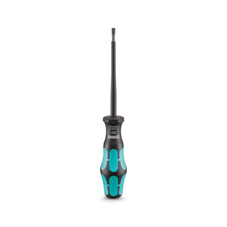 1205066 Phoenix Contact Slotted Insulated Screwdriver, 1.0 x 4.0 mm Tip, 100 mm Blade, VDE/1000V, 198 mm Overall