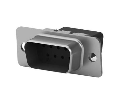 747520-2 TE Connectivity 9 Way Wire D-sub Connector Plug, with Cable Mount