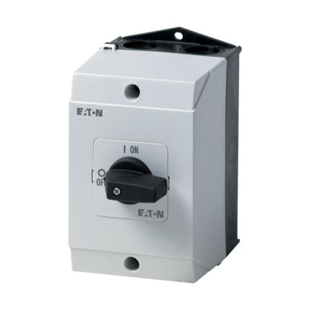 233991-P1-25-I1 Eaton 3 Pole Surface Mount Isolator Switch - 25A Maximum Current, IP65