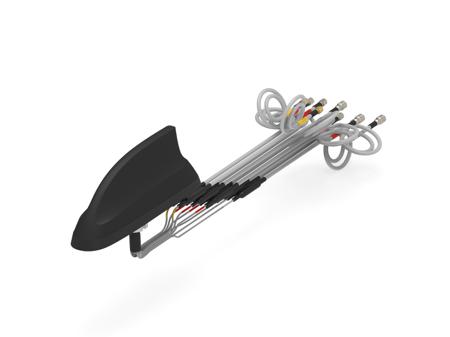 L000423-05 TE Connectivity  Shark Fin Multi-Band Antenna with SMA Connector, 4G, 4G (LTE), 5G (LTE), Bluetooth (BLE),