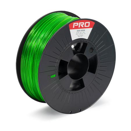 190-1956 RS PRO 1.75mm Translucent Green PET-G 3D Printer Filament, 1kg
