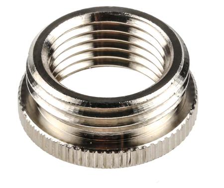 52104210 Lapp Cable Gland Adaptor, M20 Exterior Thread, PG9 Interior Thread, Nickel Plated Brass, SKINDICHT Series
